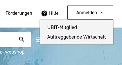 Visualisierung der Anmeldemaske der Huddlex-Website