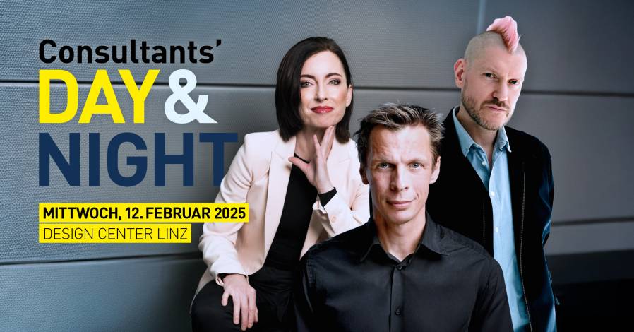 Ankündigung des CDN 2025 mit den drei Speakern im Fokus